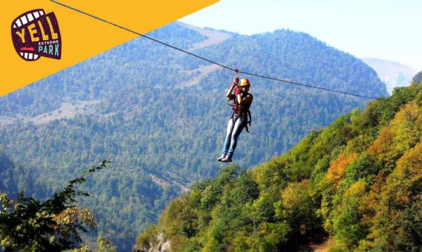 Dilijan (old town), active leisure in Yenokavan Yell-Extreme Park